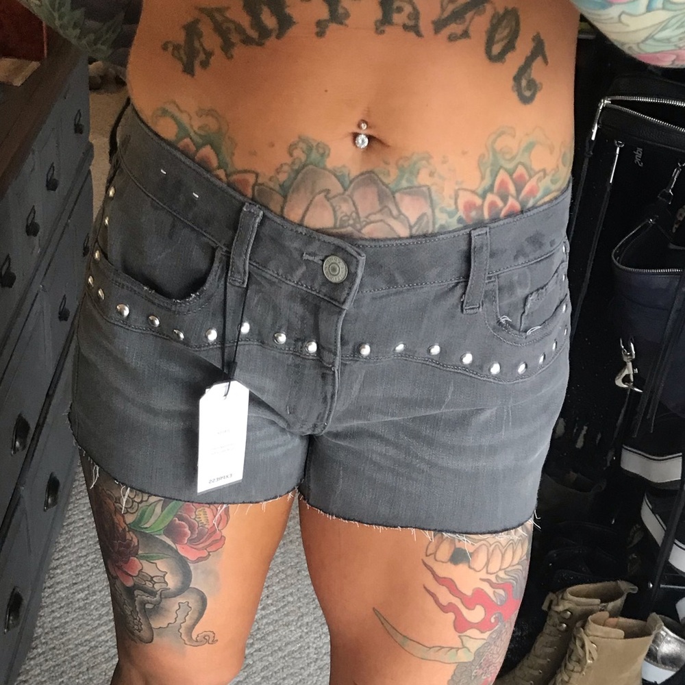 NWT Express Stretch Denim Shorts